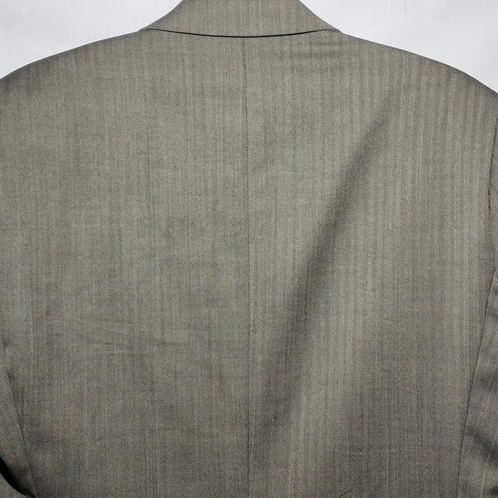Lauren Ralph Lauren 100% wool Herringbone blazer mens size‎ 44L